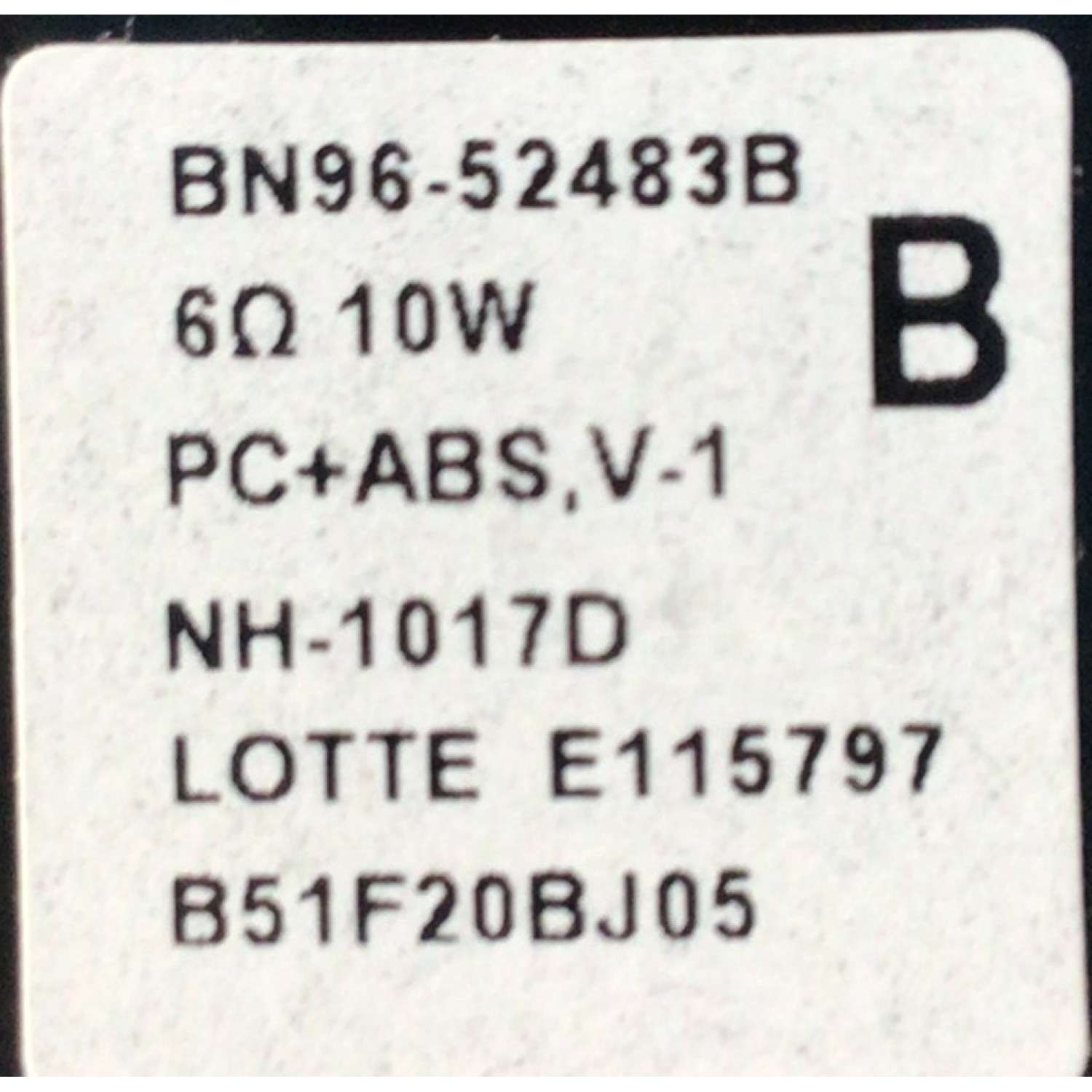 KIT DE BOCINAS (2 PZ ) SAMSUNG / NUMERO DE PARTE BN96-52483B / BN9652483B / BN9652483B / 52483B / MODELO 65Q60A / QN75Q70AAFXZA CH07 - Imagen 4